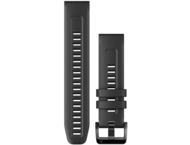 Каишки QuickFit® 22 Черна силиконова каишка (Fenix 7)