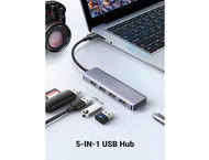 USB Хъб Ugreen USB хъб 3.0 Ultra Slim с 5Gbps трансфер на данни