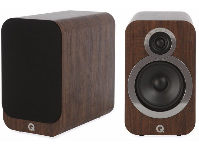 Колони Q Acoustics 3020i - кафяви