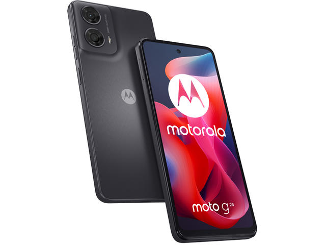 Смартфони Motorola Moto G24 128GB, Matte Charcoal
