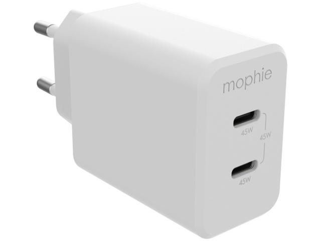 Зарядни устройства Mophie Speedport 45W 2xUSB-C, White