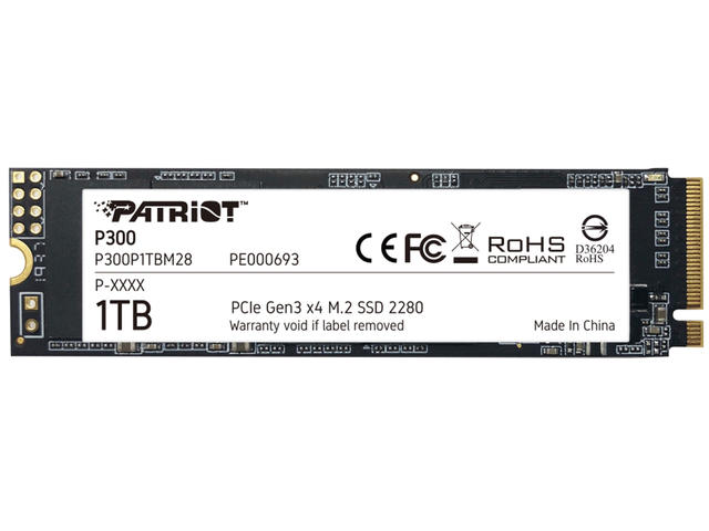 SSD 1TB Patriot P300 M.2 NVMe