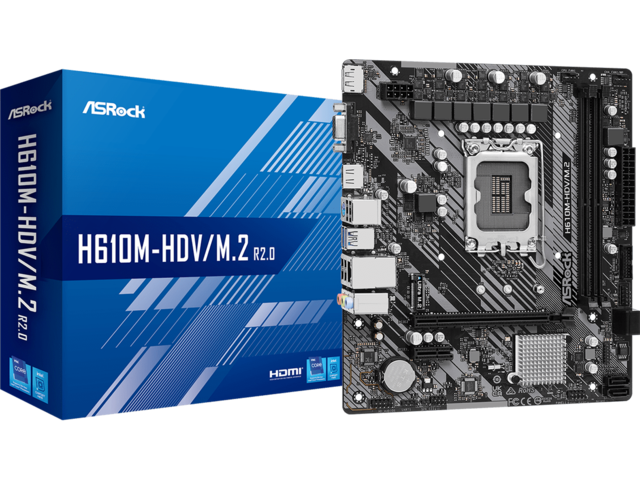 Дънни платки ASRock H610M-HDV/M.2 R2.0