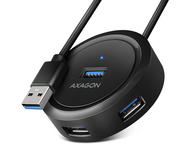 USB Хъб Axagon HUE-P1A SuperSpeed USB-A ROUND hub