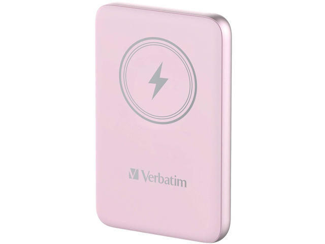 Външни батерии Verbatim Charge ´n´ Go Magnetic Wireless Power Bank 10000 Pink