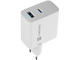 Зарядни устройства Natec Ribera Gan 45W, White