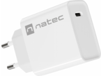 Зарядни устройства Natec Ribera USB-C 18W, White