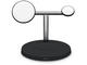 Зарядни устройства Belkin BoostCharge Pro 3-in-1 Wireless Charger with Official MagSafe Charging 15W, Black