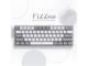 Клавиатури Redragon Fizz K617-RGB-GW сиво/бяло