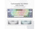 Клавиатури Redragon Fizz K617-RGB-GW сиво/бяло
