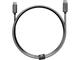 Кабели и Адаптери Next One Metallic USB-C to USB-C Cable 1.2m (3A) - Space Gray