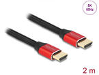 Кабели и Адаптери Delock HDMI кабел червен 2 метра