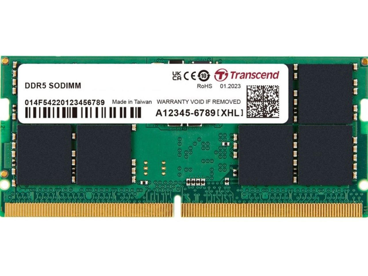 メモリー 8GB DDR5-5600 SO-DIMM 8GB DDR5 5600 MT/s Transcend JM SO-DIMM | Laptop.bg - Технологията