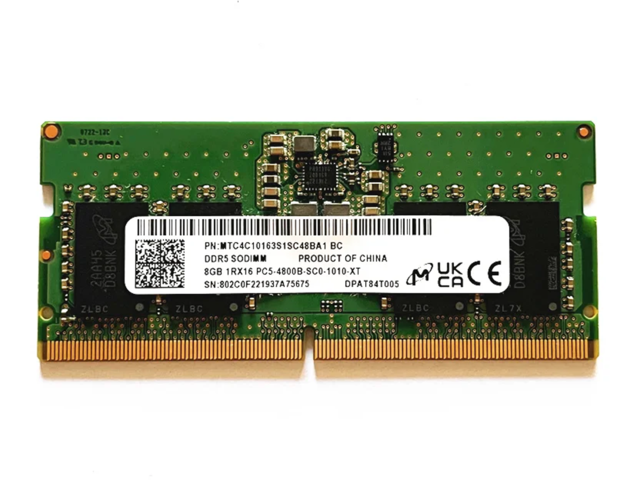 Оперативна памет 8GB DDR5 4800MHz Micron OEM
