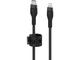 Кабели и Адаптери Belkin BoostCharge Pro Flex USB-C кабел с Lightning конектор, 2 метра, черен