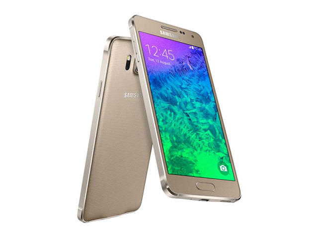 Смартфони Samsung Galaxy Alpha (SM-G850F) 32GB, златист цвят