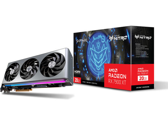 Видео карти Sapphire NITRO+ AMD Radeon RX 7900 XT Vapor-X 20GB