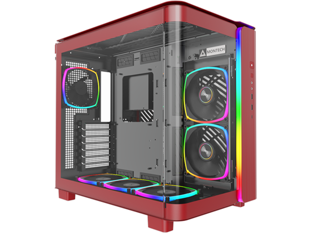 Кутии MONTECH KING 95 PRO Vibrant Red