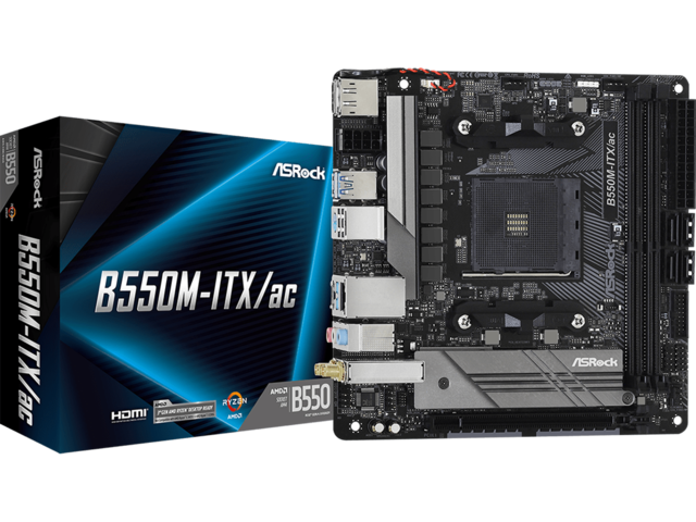 Дънни платки ASRock B550M-ITX/ac