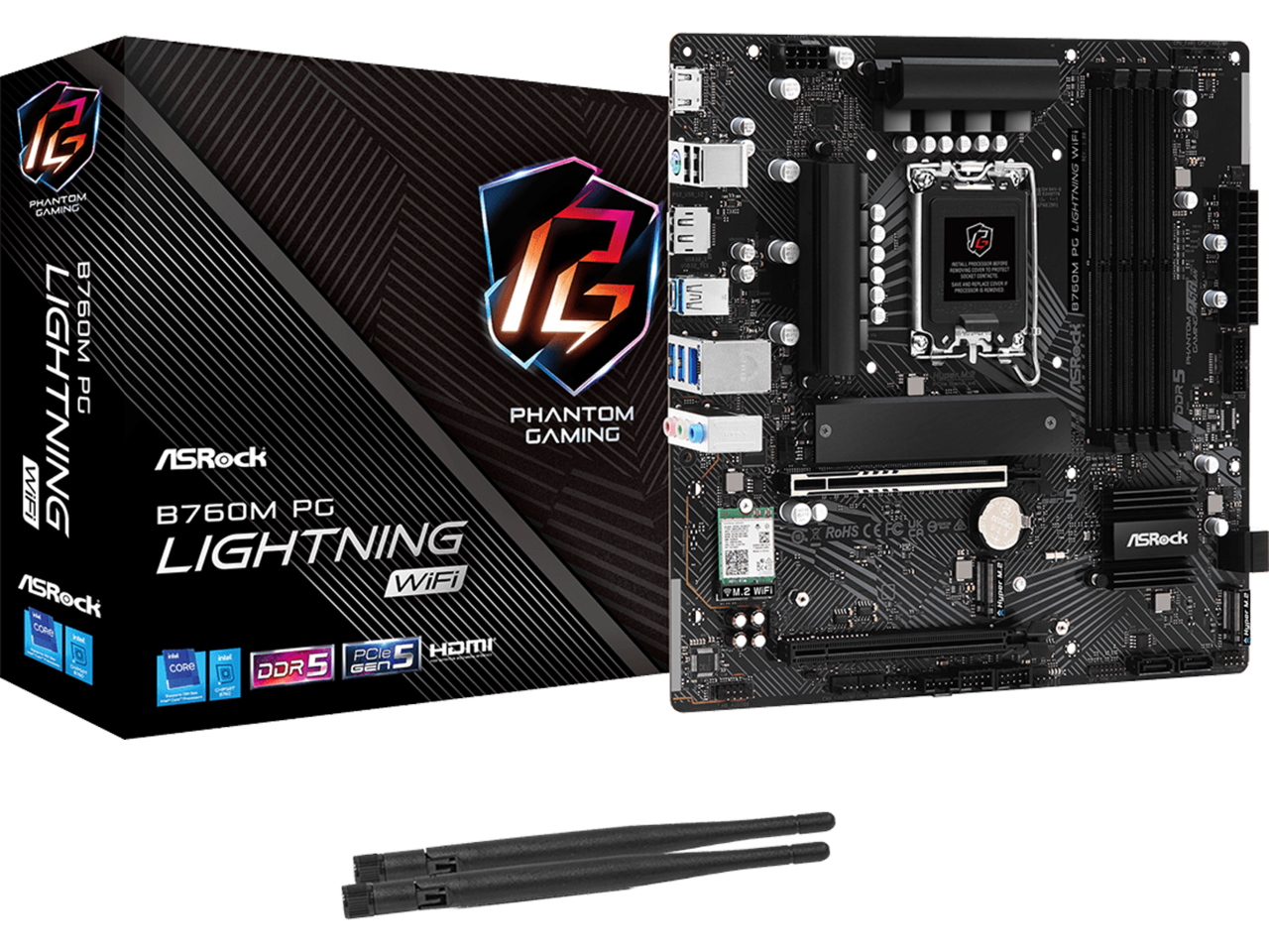 Asrock Notebook ASRock B760M PG Lightning WiFi | Laptop.bg - Технологията с теб