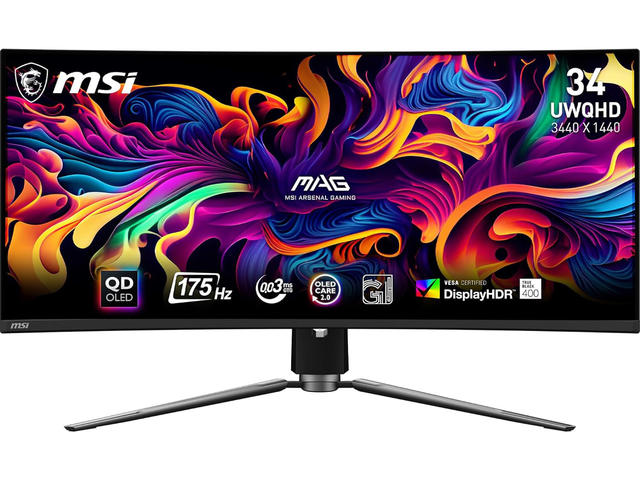 Монитори MSI MAG 341CQP QD-OLED