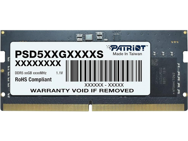 Оперативна памет 8GB DDR5 5600 MT/s Patriot Signature Line SODIMM