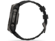 Смарт часовници Garmin fēnix 8 – 51 мм Solar, Sapphire - Carbon Gray DLC Titanium с Black/Pebble Gray силиконова каишка