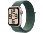Смарт часовници Apple Watch SE2 GPS + Cellular 40mm Starlight Alu Case with Lake Green Sport Loop