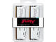 Оперативна памет 32GB (2x16GB) DDR5 6000 MT/s CL30 Kingston FURY Beast White RGB EXPO