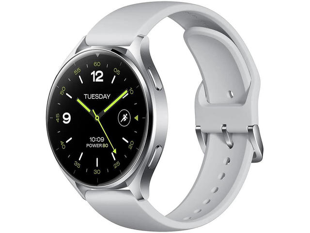 Смарт часовници Xiaomi Watch 2 Sliver Case With Gray TPU Strap
