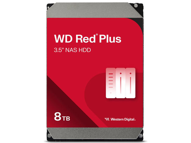 Твърди дискове 8TB 5640rpm WD Red Plus Internal NAS HDD