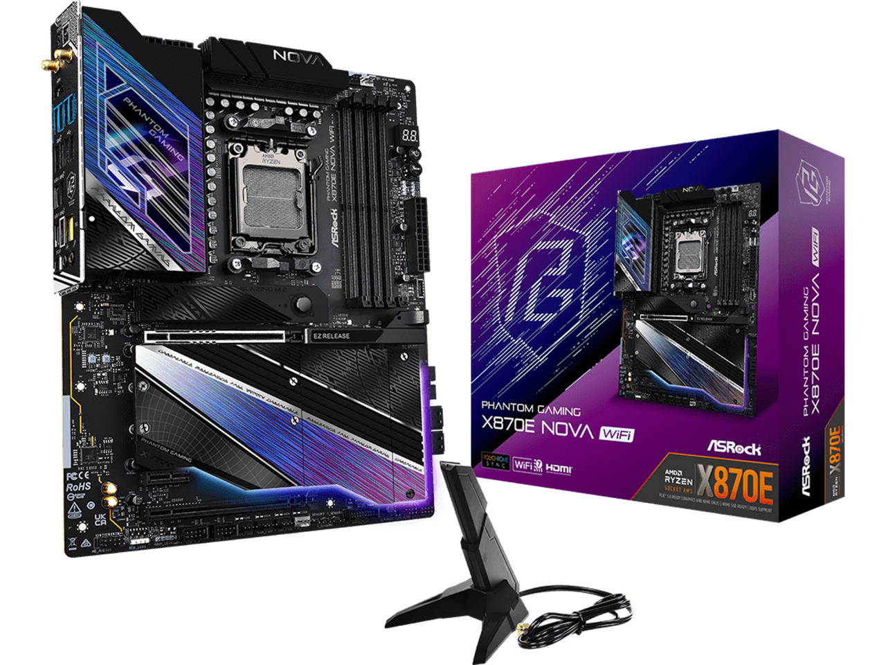 Asrock Notebook ASRock X870E Phantom Gaming Nova WiFi | Laptop.bg - Технологията с теб