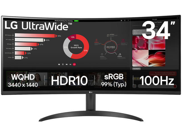 Монитори LG UltraWide 34WR50QK-B