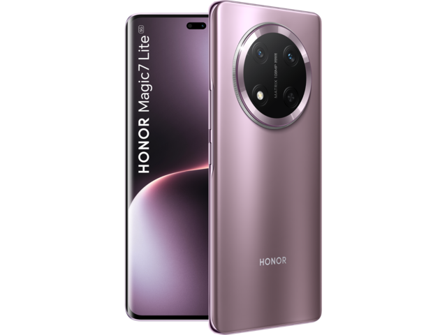 Смартфони HONOR Magic7 Lite 5G -  8GB RAM / 256GB, Titanium Purple