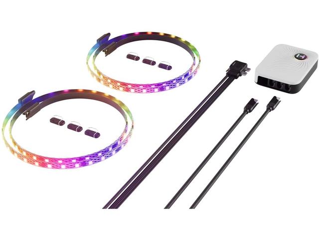 LED осветление HYTE LS30 - Комплект от 2 броя RGB ленти, с NP50 контролер