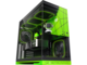 Кутии Geometric Future Model 5 Black/Green, С вентилатори
