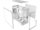 Кутии Geometric Future Model 5 White, С вентилатори