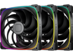 Вентилатори Geometric Future Squama 2503-14 Black Triple Pack