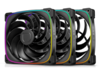 Вентилатори Geometric Future Squama 2503R-14 Black Triple Pack