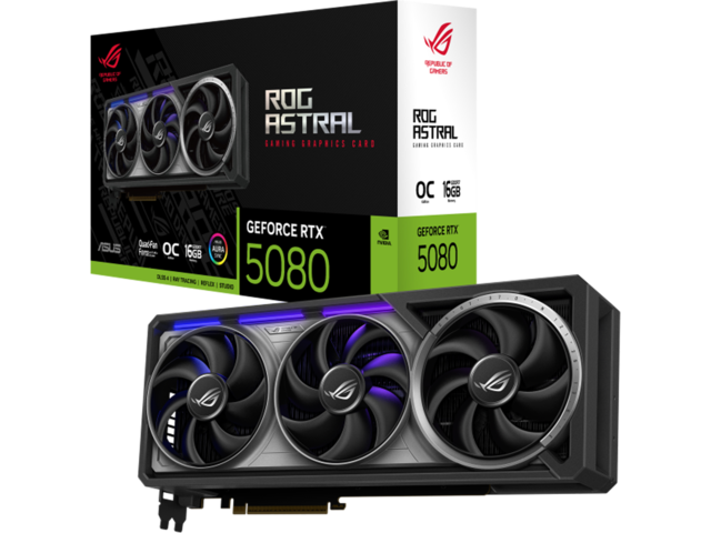 Видео карти ASUS ROG Astral GeForce RTX 5080 16GB GDDR7 OC Edition