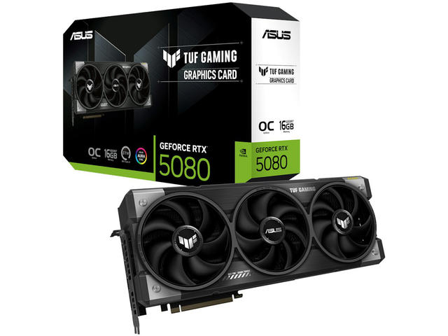 Видео карти ASUS TUF Gaming GeForce RTX 5080 16GB GDDR7 OC Edition
