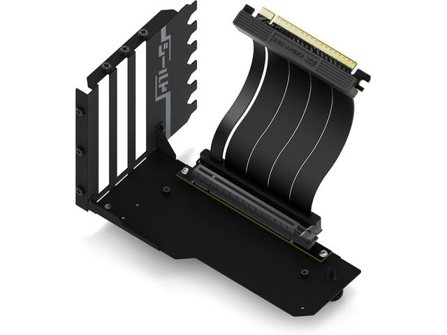 Кабели за компоненти EZDIY-FAB SHIELD комплект за вертикален монтаж на видеокарта, Черен