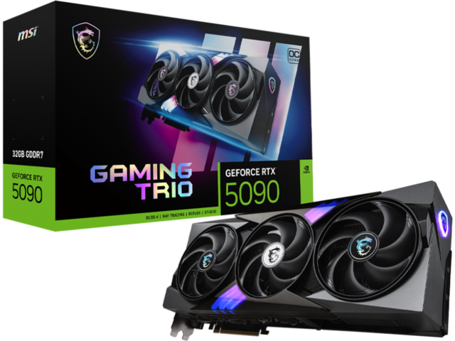 Видео карти MSI GeForce RTX 5090 32G GAMING TRIO OC