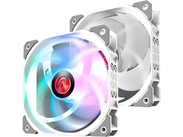 Вентилатори Raijintek AGERAS 12 WHITE ARGB кит от 2 бр.