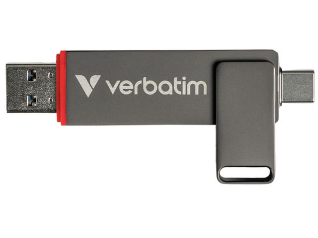 USB памети 512GB Verbatim Dual QuickStick USB-C & USB-A USB 3.2 Gen 1