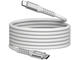 Кабели и Адаптери Verbatim Sync & Charge USB-C to USB-C 100W Magnetic 120 cm - Grey