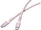 Кабели и Адаптери Verbatim Sync & Charge USB-C to USB-C 60W Magnetic 120 cm - Pink
