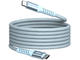 Кабели и Адаптери Verbatim Sync & Charge USB-C to USB-C 60W Magnetic 120 cm - Blue