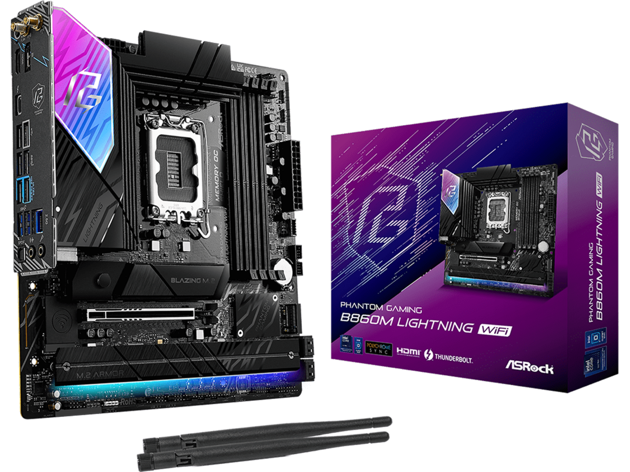 Asrock Notebook ASRock B860M PG Lightning WiFi | Laptop.bg - Технологията с теб