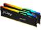 Оперативна памет 16GB (2x8GB) DDR5 5600 MT/s Kingston FURY Beast Black RGB XMP